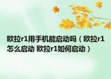 歐拉r1用手機能啟動嗎（歐拉r1怎么啟動 歐拉r1如何啟動）
