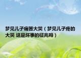 夢(mèng)見兒子痛苦大哭（夢(mèng)見兒子疼的大哭 這是壞事的征兆嗎）