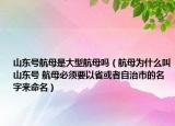 山東號航母是大型航母嗎（航母為什么叫山東號 航母必須要以省或者自治市的名字來命名）