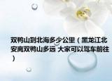 雙鴨山到北海多少公里（黑龍江北安離雙鴨山多遠(yuǎn) 大家可以駕車(chē)前往）