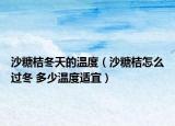 沙糖桔冬天的溫度（沙糖桔怎么過冬 多少溫度適宜）