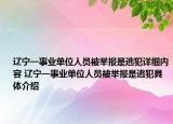 遼寧一事業(yè)單位人員被舉報(bào)是逃犯詳細(xì)內(nèi)容 遼寧一事業(yè)單位人員被舉報(bào)是逃犯具體介紹