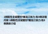 1例陽性全域管控?黑龍江鐵力:有3例詳細(xì)內(nèi)容 1例陽性全域管控?黑龍江鐵力:有3例具體介紹