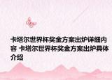 卡塔爾世界杯獎(jiǎng)金方案出爐詳細(xì)內(nèi)容 卡塔爾世界杯獎(jiǎng)金方案出爐具體介紹