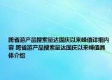 跨省游產(chǎn)品搜索量達(dá)國(guó)慶以來峰值詳細(xì)內(nèi)容 跨省游產(chǎn)品搜索量達(dá)國(guó)慶以來峰值具體介紹