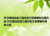 外交部回應(yīng)波蘭境內(nèi)發(fā)生導(dǎo)彈爆炸詳細(xì)內(nèi)容 外交部回應(yīng)波蘭境內(nèi)發(fā)生導(dǎo)彈爆炸具體介紹