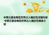 中美元首會晤給世界注入確定性詳細(xì)內(nèi)容 中美元首會晤給世界注入確定性具體介紹