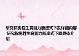 研究稱男性生育能力斷崖式下跌詳細內(nèi)容 研究稱男性生育能力斷崖式下跌具體介紹