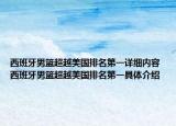 西班牙男籃超越美國(guó)排名第一詳細(xì)內(nèi)容 西班牙男籃超越美國(guó)排名第一具體介紹