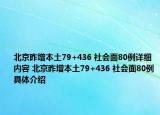 北京昨增本土79+436 社會面80例詳細內(nèi)容 北京昨增本土79+436 社會面80例具體介紹