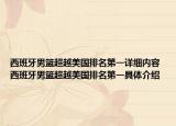 西班牙男籃超越美國(guó)排名第一詳細(xì)內(nèi)容 西班牙男籃超越美國(guó)排名第一具體介紹