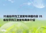 31省份平均工資發(fā)布詳細(xì)內(nèi)容 31省份平均工資發(fā)布具體介紹