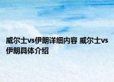 威爾士vs伊朗詳細內(nèi)容 威爾士vs伊朗具體介紹