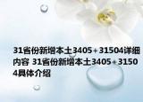 31省份新增本土3405+31504詳細(xì)內(nèi)容 31省份新增本土3405+31504具體介紹
