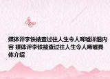 媒體評(píng)李鐵被查過往人生令人唏噓詳細(xì)內(nèi)容 媒體評(píng)李鐵被查過往人生令人唏噓具體介紹