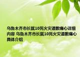 烏魯木齊市長就10死火災道歉痛心詳細內容 烏魯木齊市長就10死火災道歉痛心具體介紹