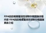 FIFA回應(yīng)喀麥隆球員球鞋印俄國旗詳細(xì)內(nèi)容 FIFA回應(yīng)喀麥隆球員球鞋印俄國旗具體介紹