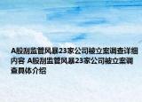 A股刮監(jiān)管風(fēng)暴23家公司被立案調(diào)查詳細(xì)內(nèi)容 A股刮監(jiān)管風(fēng)暴23家公司被立案調(diào)查具體介紹