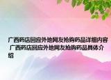 廣西藥店回應(yīng)外地網(wǎng)友搶購(gòu)藥品詳細(xì)內(nèi)容 廣西藥店回應(yīng)外地網(wǎng)友搶購(gòu)藥品具體介紹