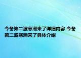 今冬第二波寒潮來了詳細內容 今冬第二波寒潮來了具體介紹