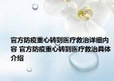 官方防疫重心轉(zhuǎn)到醫(yī)療救治詳細(xì)內(nèi)容 官方防疫重心轉(zhuǎn)到醫(yī)療救治具體介紹