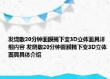發(fā)燒敷20分鐘面膜揭下變3D立體面具詳細(xì)內(nèi)容 發(fā)燒敷20分鐘面膜揭下變3D立體面具具體介紹