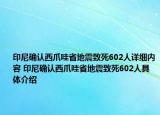 印尼確認(rèn)西爪哇省地震致死602人詳細(xì)內(nèi)容 印尼確認(rèn)西爪哇省地震致死602人具體介紹