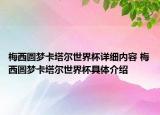 梅西圓夢卡塔爾世界杯詳細(xì)內(nèi)容 梅西圓夢卡塔爾世界杯具體介紹
