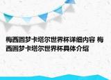 梅西圓夢卡塔爾世界杯詳細(xì)內(nèi)容 梅西圓夢卡塔爾世界杯具體介紹