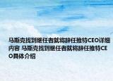 馬斯克找到繼任者就將辭任推特CEO詳細內(nèi)容 馬斯克找到繼任者就將辭任推特CEO具體介紹