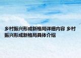 鄉(xiāng)村振興形成新格局詳細(xì)內(nèi)容 鄉(xiāng)村振興形成新格局具體介紹