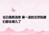 當(dāng)日最新消息 第一波的北京陽康們都去哪兒了