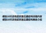 感染10天還有癥狀是后遺癥嗎詳細(xì)內(nèi)容 感染10天還有癥狀是后遺癥嗎具體介紹