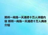 鄭州一商場一天涌進(jìn)十萬人詳細(xì)內(nèi)容 鄭州一商場一天涌進(jìn)十萬人具體介紹