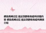 感染高峰過后 能達到群體免疫嗎詳細內容 感染高峰過后 能達到群體免疫嗎具體介紹