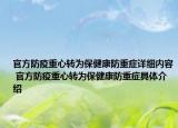 官方防疫重心轉(zhuǎn)為保健康防重癥詳細(xì)內(nèi)容 官方防疫重心轉(zhuǎn)為保健康防重癥具體介紹