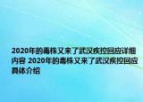 2020年的毒株又來(lái)了武漢疾控回應(yīng)詳細(xì)內(nèi)容 2020年的毒株又來(lái)了武漢疾控回應(yīng)具體介紹