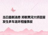 當日最新消息 鄭新黃河大橋因霧發(fā)生多車連環(huán)相撞事故