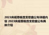 2023央視春晚首支歌曲公布詳細(xì)內(nèi)容 2023央視春晚首支歌曲公布具體介紹