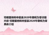 特朗普納稅申報表2020年繳稅為零詳細(xì)內(nèi)容 特朗普納稅申報表2020年繳稅為零具體介紹