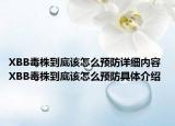 XBB毒株到底該怎么預(yù)防詳細(xì)內(nèi)容 XBB毒株到底該怎么預(yù)防具體介紹