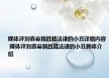 媒體評(píng)劉鑫募捐踐踏法律的小丑詳細(xì)內(nèi)容 媒體評(píng)劉鑫募捐踐踏法律的小丑具體介紹