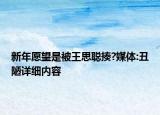 新年愿望是被王思聰揍?媒體:丑陋詳細(xì)內(nèi)容