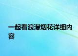 一起看浪漫煙花詳細(xì)內(nèi)容