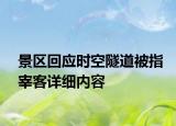 景區(qū)回應(yīng)時空隧道被指宰客詳細(xì)內(nèi)容