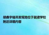 胡鑫宇縊吊發(fā)現(xiàn)地位于就讀學(xué)校附近詳細(xì)內(nèi)容