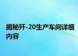 揭秘殲-20生產(chǎn)車間詳細(xì)內(nèi)容