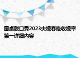 圓桌脫口秀2023央視春晚收視率第一詳細(xì)內(nèi)容