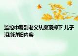 監(jiān)控中看到老父從房頂摔下 兒子淚崩詳細(xì)內(nèi)容