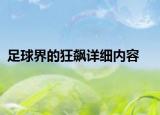 足球界的狂飆詳細(xì)內(nèi)容